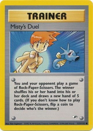 Misty's Duel - 123/132 - Common - Unlimited available at 401 Games Canada