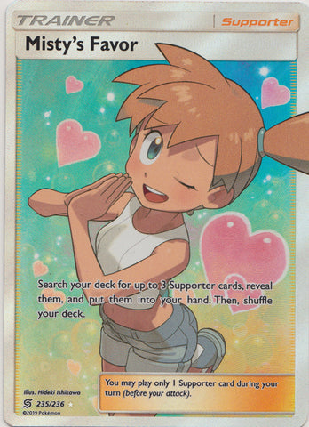 Misty's Favor - 235/236 - Full Art Ultra Rare available at 401 Games Canada