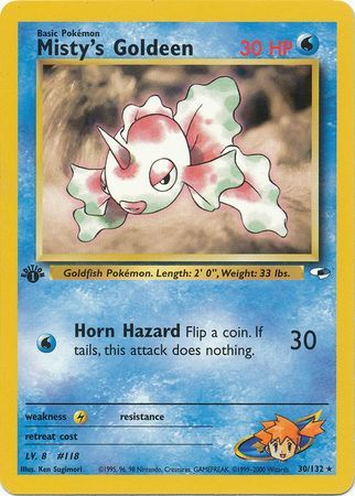 Misty's Goldeen - 30/132 - Rare - 1st Edition available at 401 Games Canada