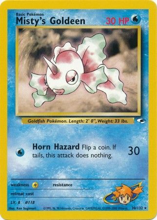 Misty's Goldeen - 30/132 - Rare - Unlimited available at 401 Games Canada