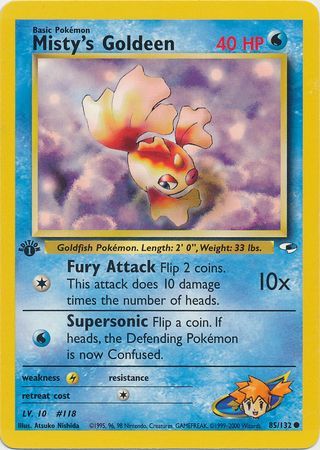 Misty's Goldeen - 85/132 - Common - 1st Edition available at 401 Games Canada