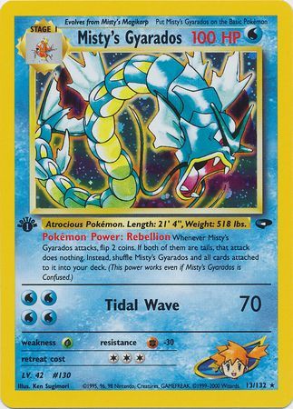 Misty's Gyarados - 13/132 - Holo - 1st Edition available at 401 Games Canada