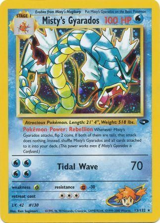 Misty's Gyarados - 13/132 - Holo - Unlimited available at 401 Games Canada