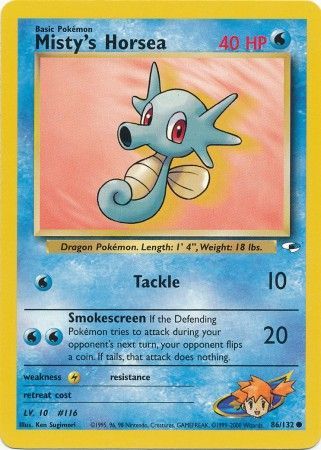 Misty's Horsea - 86/132 - Common - Unlimited available at 401 Games Canada