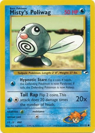 Misty's Poliwag - 87/132 - Common - Unlimited available at 401 Games Canada