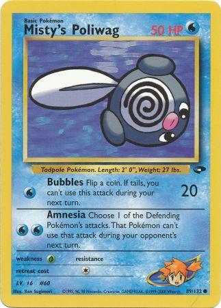 Misty's Poliwag - 89/132 - Common - Unlimited available at 401 Games Canada