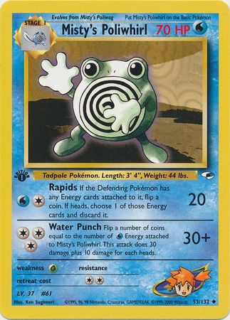 Misty's Poliwhirl - 53/132 - Uncommon - 1st Edition available at 401 Games Canada