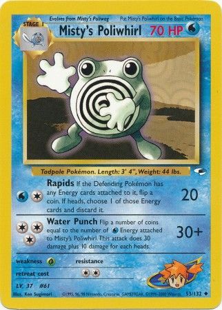 Misty's Poliwhirl - 53/132 - Uncommon - Unlimited available at 401 Games Canada