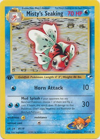 Misty's Seaking - 55/132 - Uncommon - 1st Edition available at 401 Games Canada