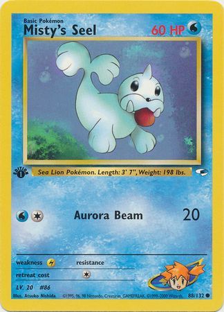 Misty's Seel - 88/132 - Common - 1st Edition available at 401 Games Canada