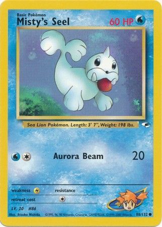 Misty's Seel - 88/132 - Common - Unlimited available at 401 Games Canada