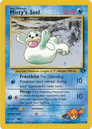 Misty's Seel - 91/132 - Common - Unlimited available at 401 Games Canada