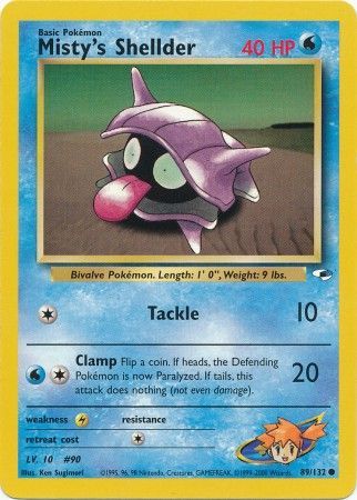 Misty's Shellder - 89/132 - Common - Unlimited available at 401 Games Canada