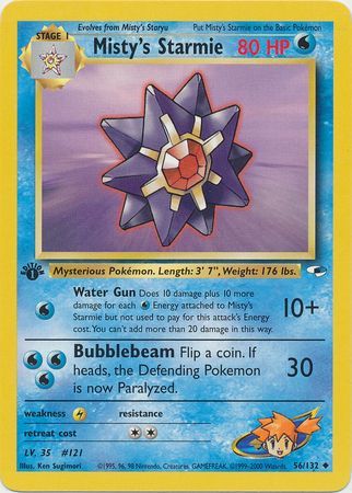 Misty's Starmie - 56/132 - Uncommon - 1st Edition available at 401 Games Canada