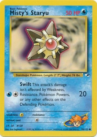 Misty's Staryu - 90/132 - Common - Unlimited available at 401 Games Canada