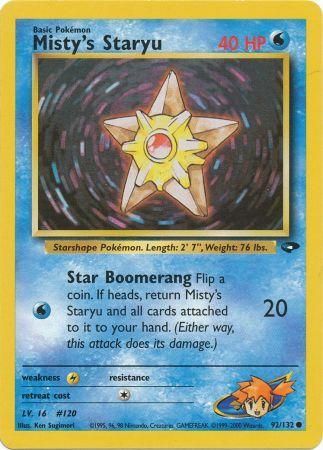 Misty's Staryu - 92/132 - Common - Unlimited available at 401 Games Canada