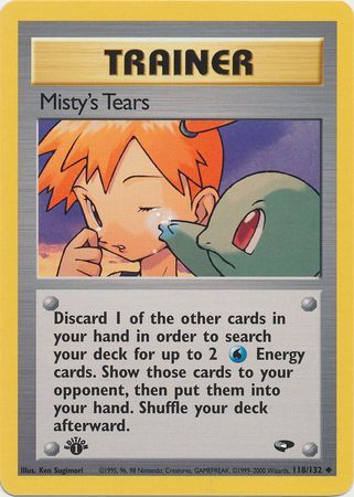 Misty's Tears - 118/132 - Uncommon - 1st Edition available at 401 Games Canada