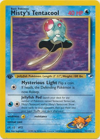 Misty's Tentacool - 32/132 - Rare - 1st Edition available at 401 Games Canada