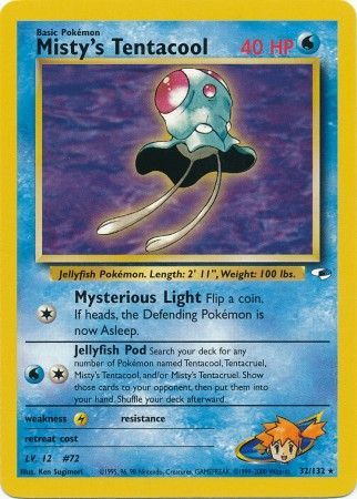 Misty's Tentacool - 32/132 - Rare - Unlimited available at 401 Games Canada