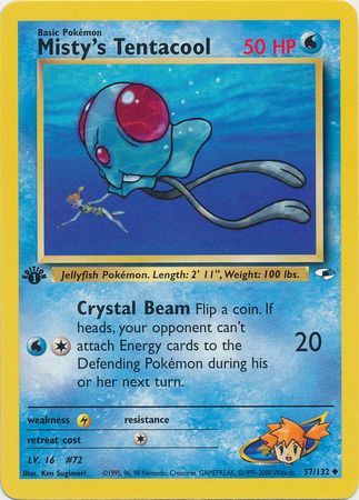 Misty's Tentacool - 57/132 - Uncommon - 1st Edition available at 401 Games Canada