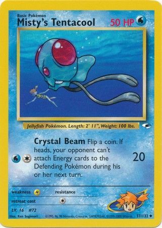 Misty's Tentacool - 57/132 - Uncommon - Unlimited available at 401 Games Canada