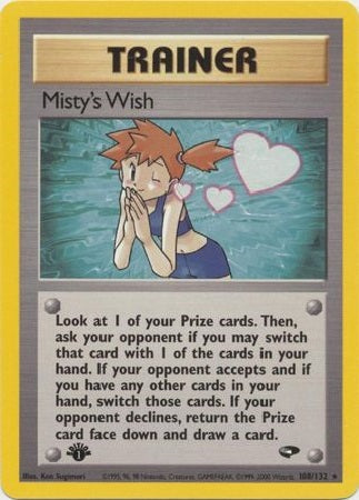 Misty's Wish - 108/132 - Rare - 1st Edition available at 401 Games Canada