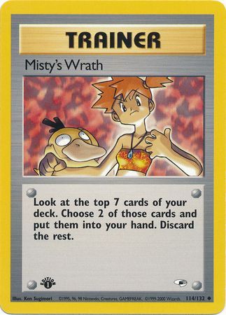 Misty's Wrath - 114/132 - Uncommon - 1st Edition available at 401 Games Canada