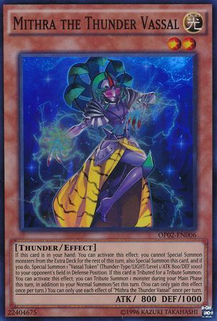 Mithra the Thunder Vassal - OP02-EN006 - Super Rare available at 401 Games Canada