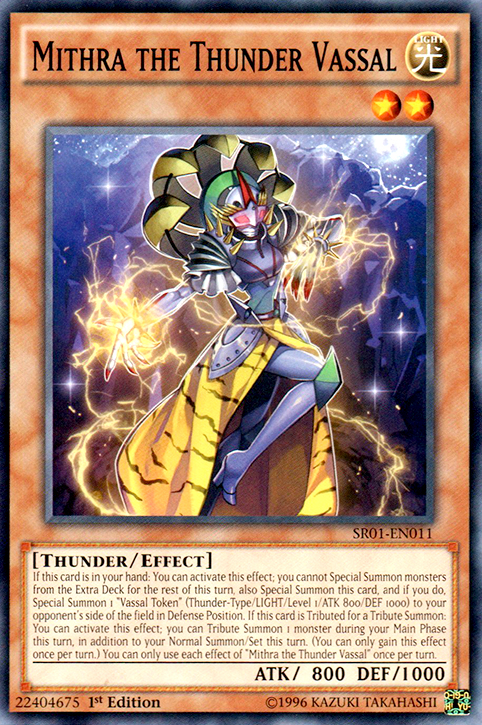 Mithra the Thunder Vassal - SR01-EN011 - Common - 1st Edition available at 401 Games Canada