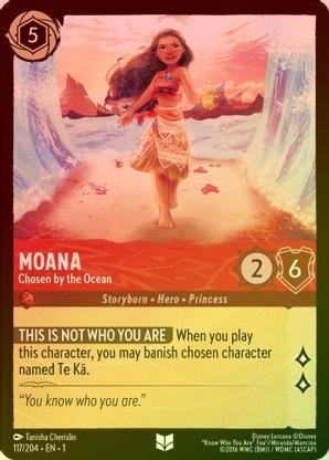 Moana (Chosen by the Ocean) - 117/204 - Uncommon (Foil) available at 401 Games Canada