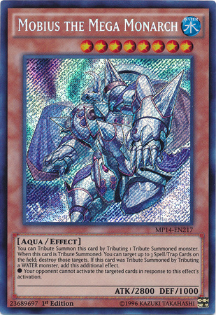 Mobius the Mega Monarch - MP14-EN217 - Secret Rare - 1st Edition available at 401 Games Canada