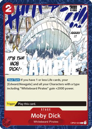 Moby Dick - OP02-024 - Common available at 401 Games Canada