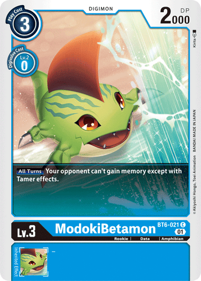 ModokiBetamon - BT6-021 - Common available at 401 Games Canada