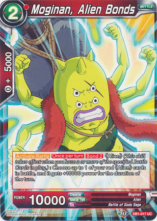 Moginan, Alien Bonds - DB1-017 - Uncommon available at 401 Games Canada