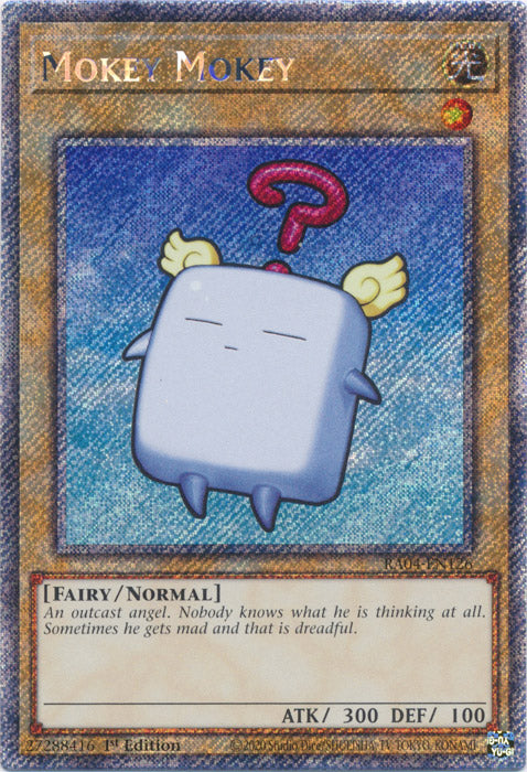 Mokey Mokey (Platinum Secret Rare) - RA04-EN126 - Platinum Secret Rare - 1st Edition