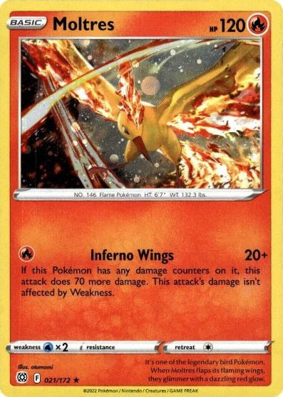 Moltres - 021/172 - Alternate Holo - Promo available at 401 Games Canada