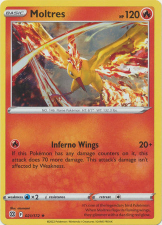 Moltres - 021/172 - Holo Rare available at 401 Games Canada