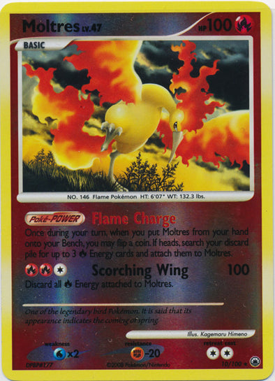 Moltres - 10/100 - Holo Rare - Reverse Holo available at 401 Games Canada