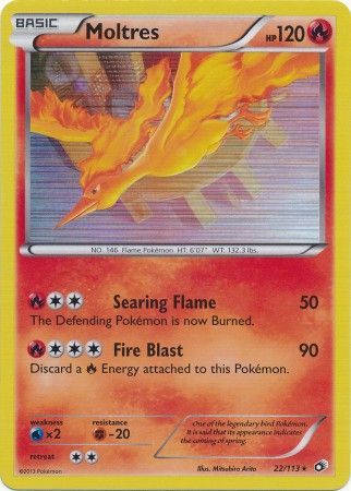 Moltres - 22/113 - Holo Rare available at 401 Games Canada