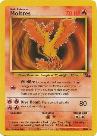 Moltres - 27/62 - Rare - Unlimited available at 401 Games Canada