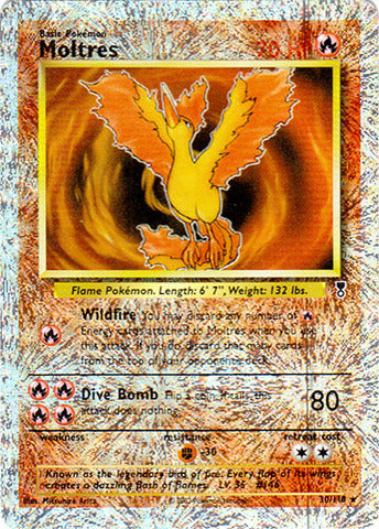 401 Games Canada - Moltres - 30/110 - Rare - Reverse Holo 401 Games Canada - Moltres - 30/110 - Rare - Reverse Holo