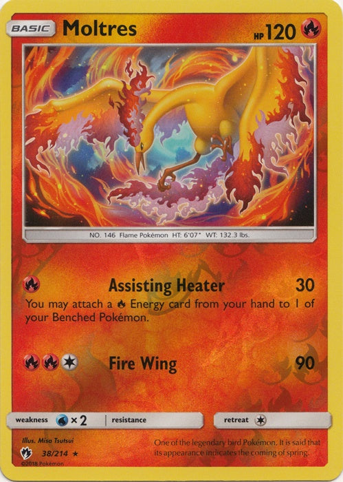 Moltres - 38/214 - Rare - Reverse Holo available at 401 Games Canada