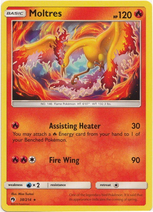 Moltres - 38/214 - Rare available at 401 Games Canada