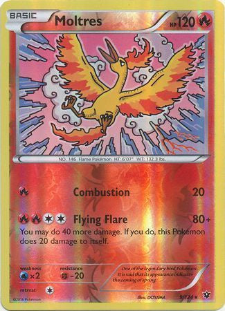 Moltres - 9/124 - Rare - Reverse Holo available at 401 Games Canada