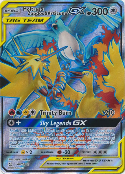 401 Games Canada - Moltres & Zapdos & Articuno GX - 66/68 - Full