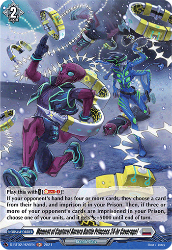 Moment of Capture! Aurora Battle Princess 24-hr Coverage! - D-BT02/H26 - Holo Rare available at 401 Games Canada