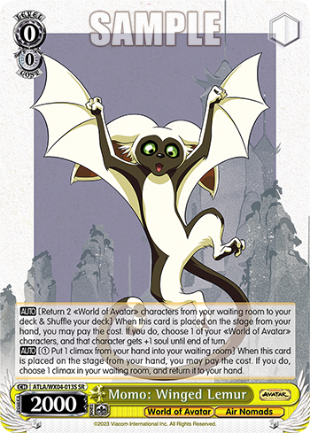 Momo: Winged Lemur - ATLA/WX04-E013S - Super Rare available at 401 Games Canada