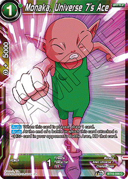 Monaka, Universe 7's Ace - BT16-056 - Common (Foil) available at 401 Games Canada