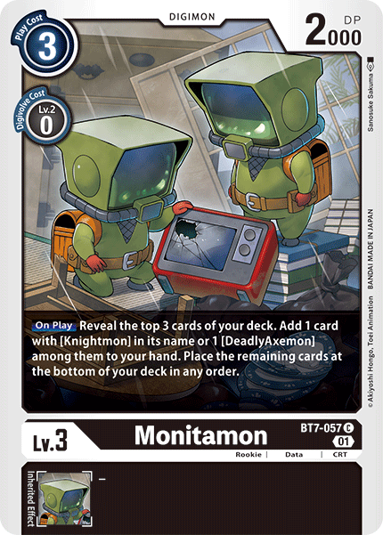 Monitamon - BT7-057 - Common available at 401 Games Canada