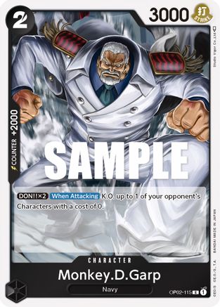 Monkey.D.Garp - OP02-115 - Rare available at 401 Games Canada